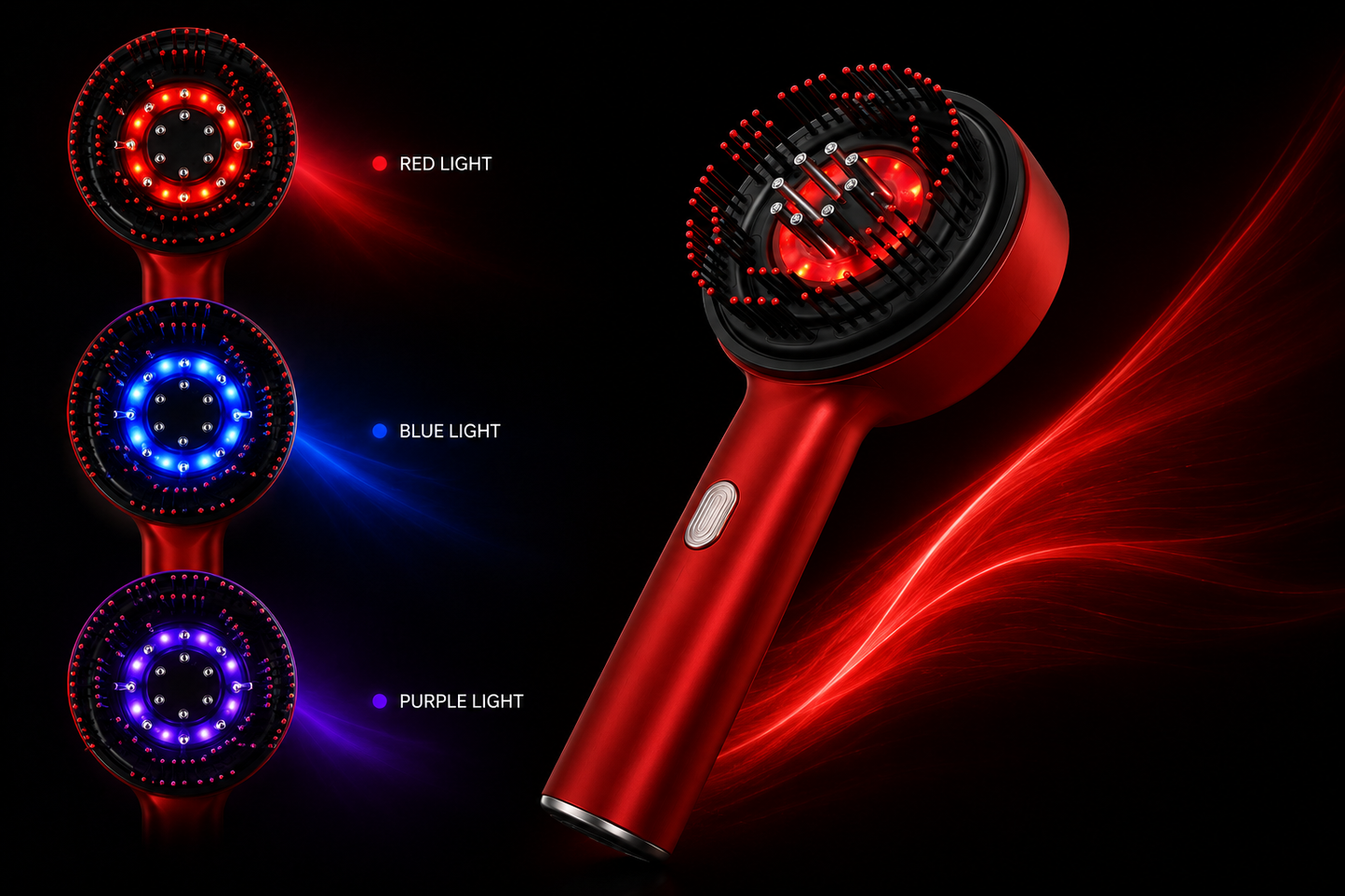 Red Light Scalp Massager & Oil Applicator